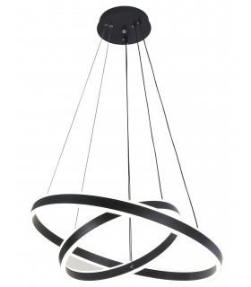 LAMPARA DE TECHO 60 Ø X 100 FULSI LED INTEGRADO BLANCO Y NEGRO