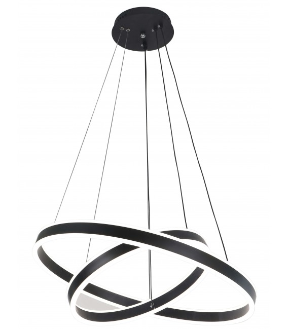 LAMPARA DE TECHO 60 Ø X 100 FULSI LED INTEGRADO BLANCO Y NEGRO