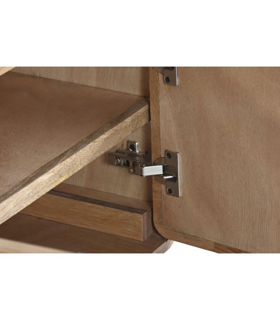 MUEBLE DE TV 157 X 40 X 46 BERLINE MADERA Y RATAN NATURAL