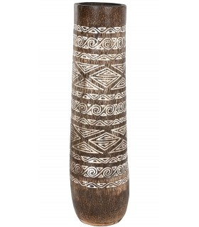 JARRON 30 Ø X 120 TERTO TRONCO COCOTERO TALLADO