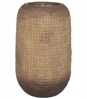 MACETERO 51 Ø X 84 GENSIA MAGNESIA COLOR MARRON DEGRADE