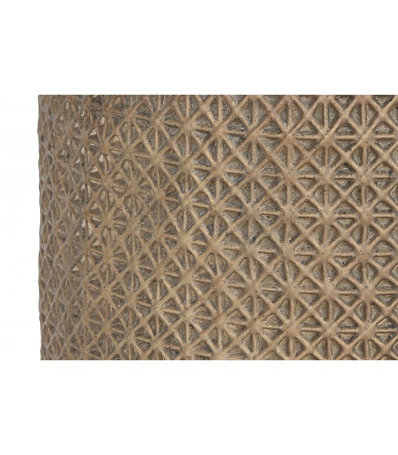 MACETERO 51 Ø X 84 GENSIA MAGNESIA COLOR MARRON DEGRADE