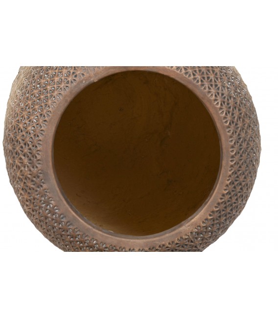 MACETERO 51 Ø X 84 GENSIA MAGNESIA COLOR MARRON DEGRADE