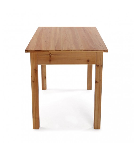 Mesa de cocina madera de abeto color miel