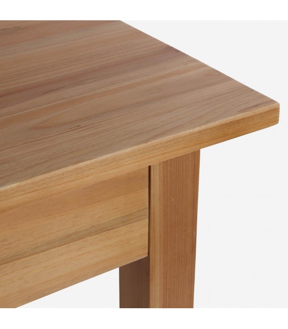 Mesa de cocina madera de abeto color miel