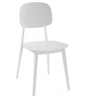 Silla polipropileno blanca