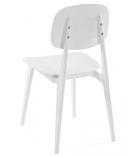 Silla polipropileno blanca