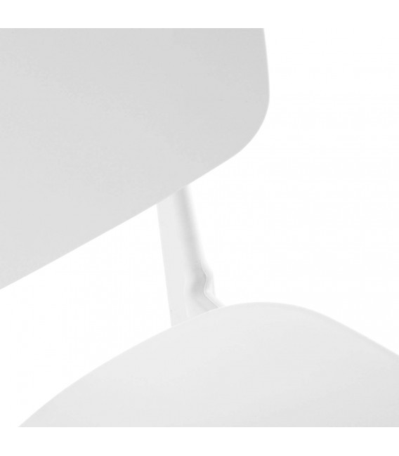 Silla polipropileno blanca