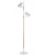 Lámpara de pie, 2 luces orientables, estilo nórdico