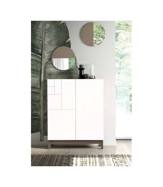 Zapatero melamina blanca gran capacidad