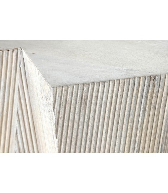 Consola de entrada madera de mango blanqueada