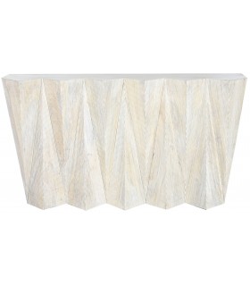 Consola de entrada madera de mango blanqueada