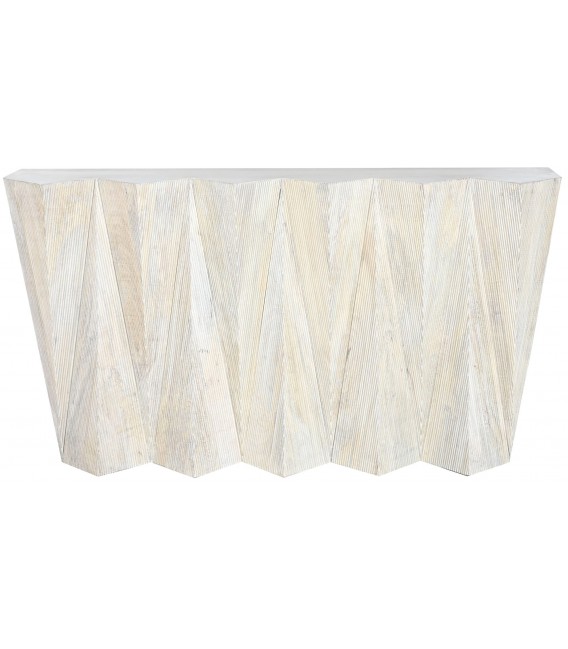 Consola de entrada madera de mango blanqueada