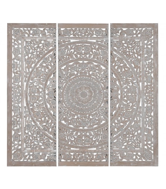 Cabecero para cama de 160/180 o cuadro tríptico. estilo étnico