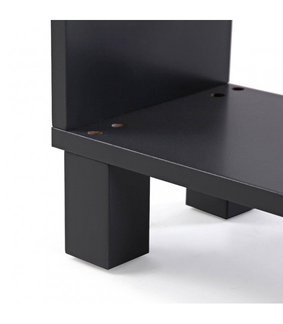 CARRO DE COCINA ESTRECHO CON RUEDAS MADERA MDF GRIS Y ROBLE