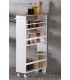 CARRO DE COCINA MDF BLANCO Y ROBLE MDMHOGAR