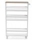 CARRO DE COCINA MDF BLANCO Y ROBLE MDMHOGAR