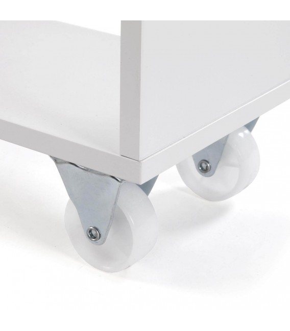 CARRO DE COCINA MDF BLANCO Y ROBLE MDMHOGAR