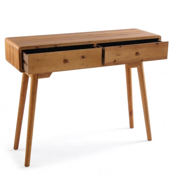 CONSOLA MADERA PINO COLOR MIEL MDMHOGAR
