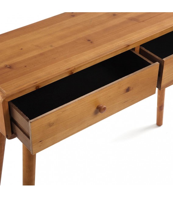 CONSOLA MADERA PINO COLOR MIEL MDMHOGAR