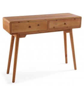 CONSOLA MADERA PINO COLOR MIEL MDMHOGAR