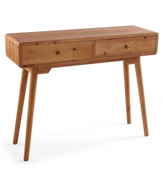 CONSOLA MADERA PINO COLOR MIEL MDMHOGAR