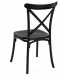 SILLA POLIPROPILENO NEGRO CLASICA MDMHOGAR