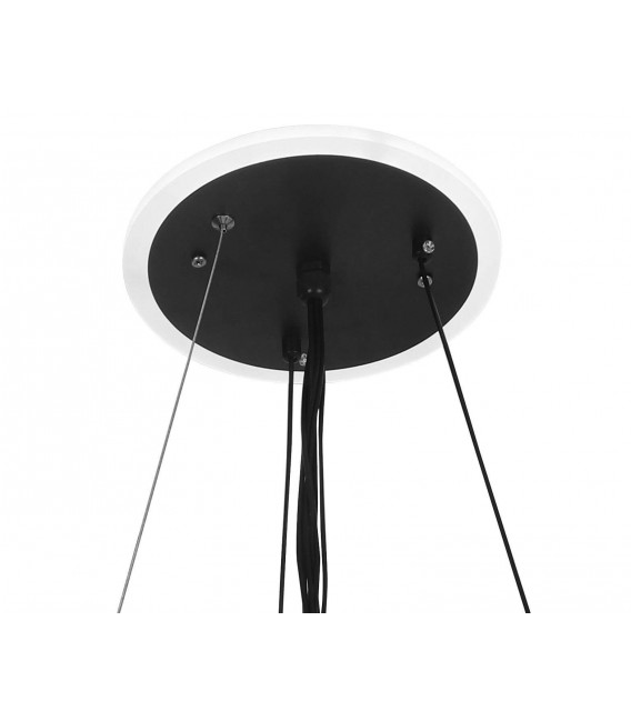 LAMPARA DE TECHO LED INTEGRADO BLANCO Y NEGRO MDMHOGAR