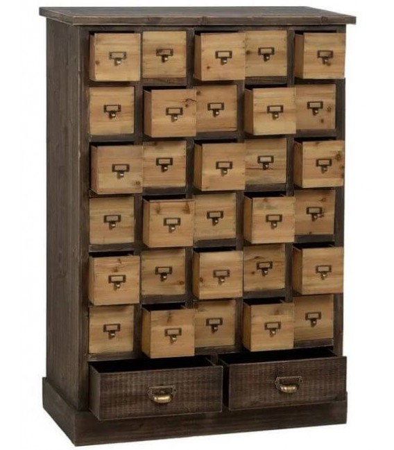 SINFONIER MADERA NATURAL Y NOGAL MULTI CAJONES MDMHOGAR