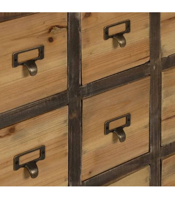 SINFONIER MADERA NATURAL Y NOGAL MULTI CAJONES MDMHOGAR