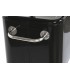 MUEBLE NEVERA PORTATIL ACERO NEGRA MDMHOGAR