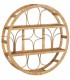 ESTANTERIA PARED REDONDA LULUA BAMBU NATURAL MDMHOGAR
