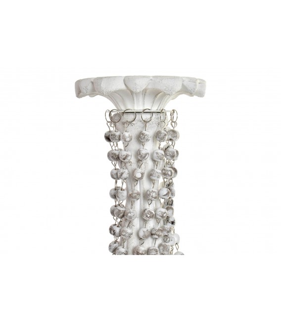 LAMPARA DE TECHO METAL BLANCO ROZADO 12 LUCES ARAÑA MDMHOGAR