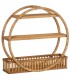 ESTANTERIA PARED REDONDA BAMBU NATURAL MDMHOGAR
