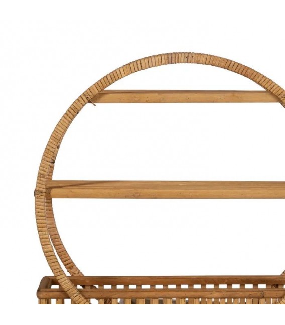 ESTANTERIA PARED REDONDA BAMBU NATURAL MDMHOGAR