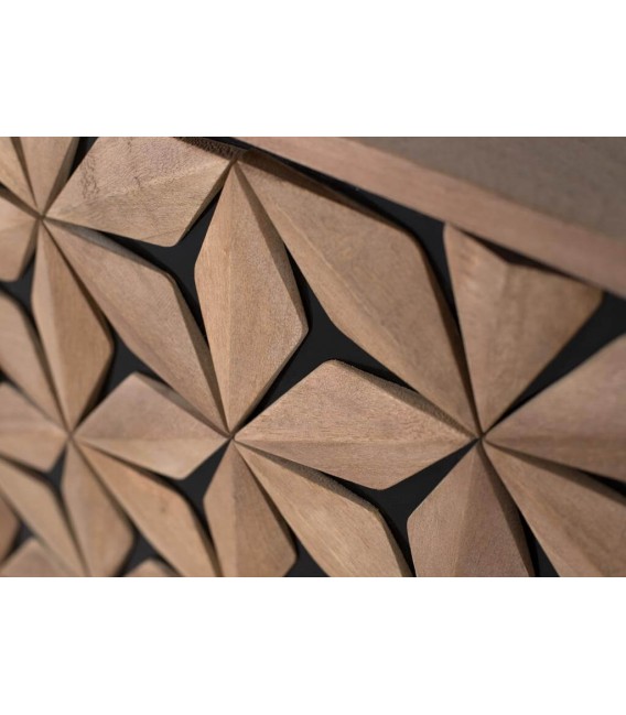 MUEBLE DE TV MADERA DE MANGO Y METAL MDMHOGAR