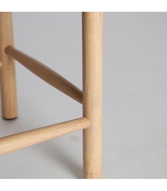 TABURETE MYDGAL MADERA NATURAL Y CUERDA MDMHOGAR