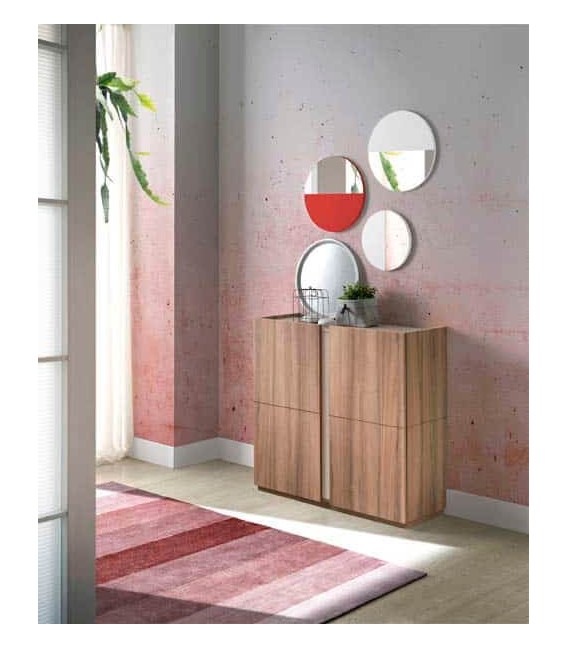 ZAPATERO BAJO NOGAL Y ARENA MDMHOGAR