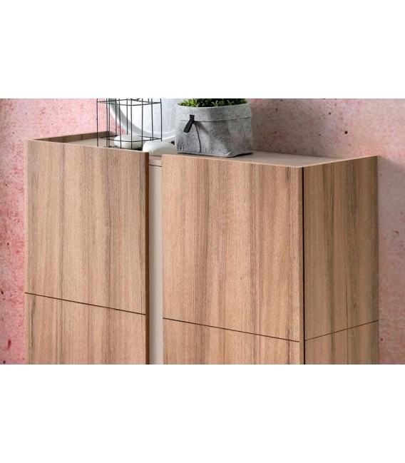 ZAPATERO BAJO NOGAL Y ARENA MDMHOGAR