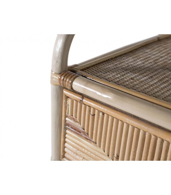 MESITA DE NOCHE 1 CAJON RATAN NATURAL MDMHOGAR