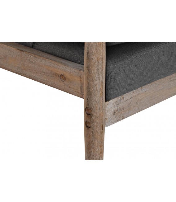 SILLON 69 X 68 X 89 MENSTER MADERA NATURAL TELA GRIS OSCURO