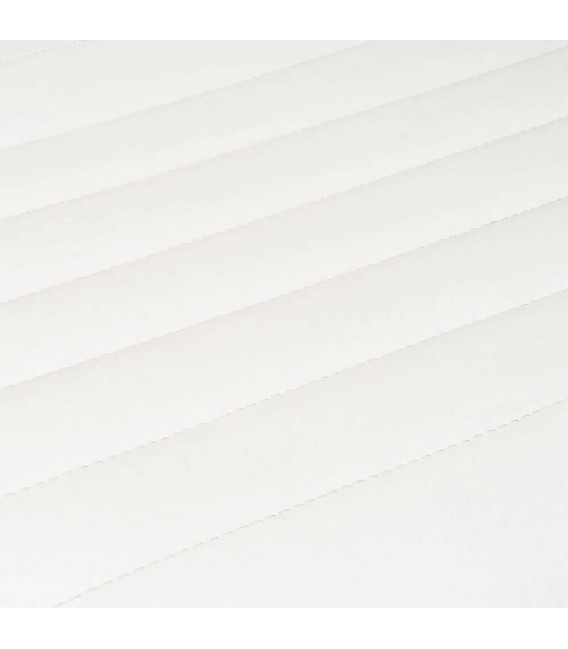 SILLA DE ESTUDIO ELEVABLE CON RUEDAS METAL CROMADO POLIPIEL BLANCA