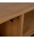 MUEBLE DE TV MADERA DM FRESNO NATURAL METAL NEGRO