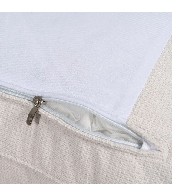 SOFA RINCONERA 226 X 222 X 80 KAIKO TAPIZADO EN BLANCO ROTO