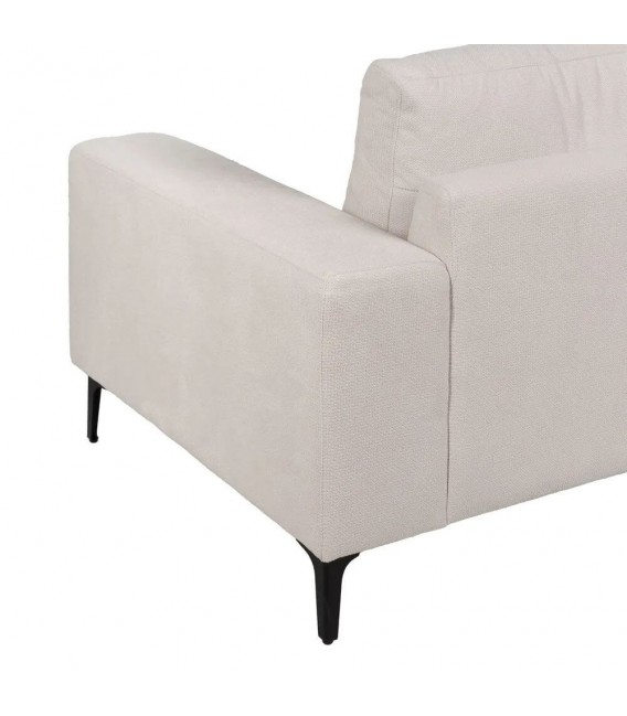 SOFA RINCONERA 226 X 222 X 80 KAIKO TAPIZADO EN BLANCO ROTO