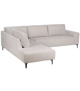 SOFA RINCONERA 226 X 222 X 80 KAIKO TAPIZADO EN BLANCO ROTO