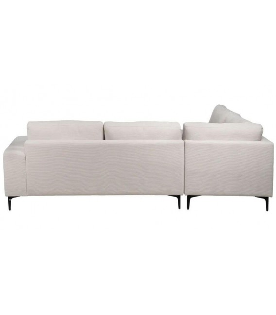 SOFA RINCONERA 226 X 222 X 80 KAIKO TAPIZADO EN BLANCO ROTO