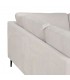 SOFA RINCONERA 226 X 222 X 80 KAIKO TAPIZADO EN BLANCO ROTO