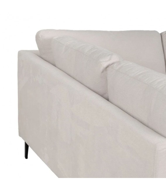 SOFA RINCONERA 226 X 222 X 80 KAIKO TAPIZADO EN BLANCO ROTO