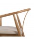 SILLON COMEDOR MADERA ROBLE NATURAL TEXTIL BEIGE MDMHOGAR